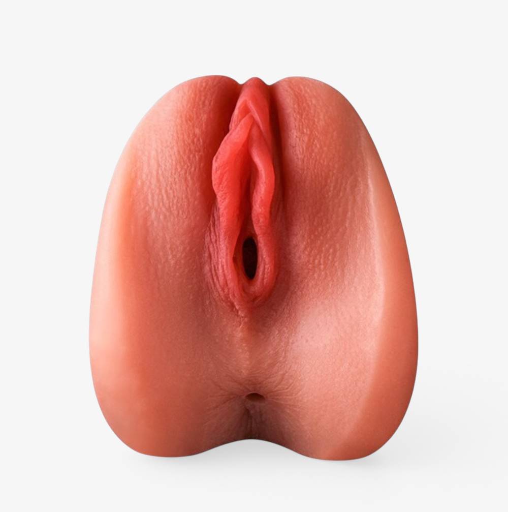 Vixen V-Sim RealCock Medium Skin Tone - Realistic Pocket Pussy - Front Straight View