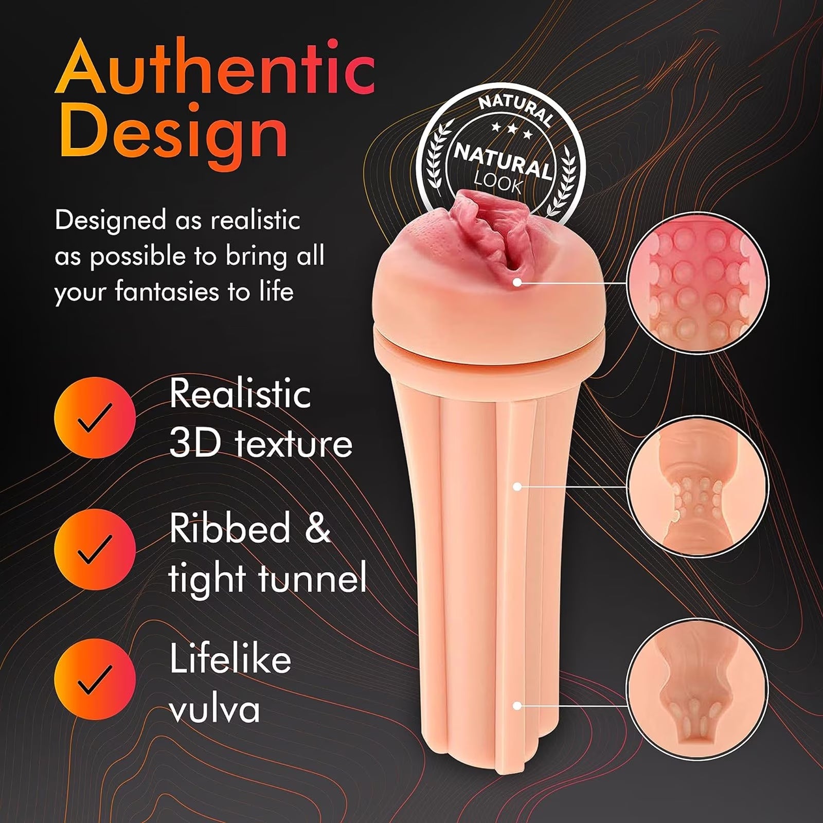 ZARA V-SIM - Realistic V-SIM pleasure device by RealCock Toys crafted for intimate stimulation lifelike sensation and premium comfort