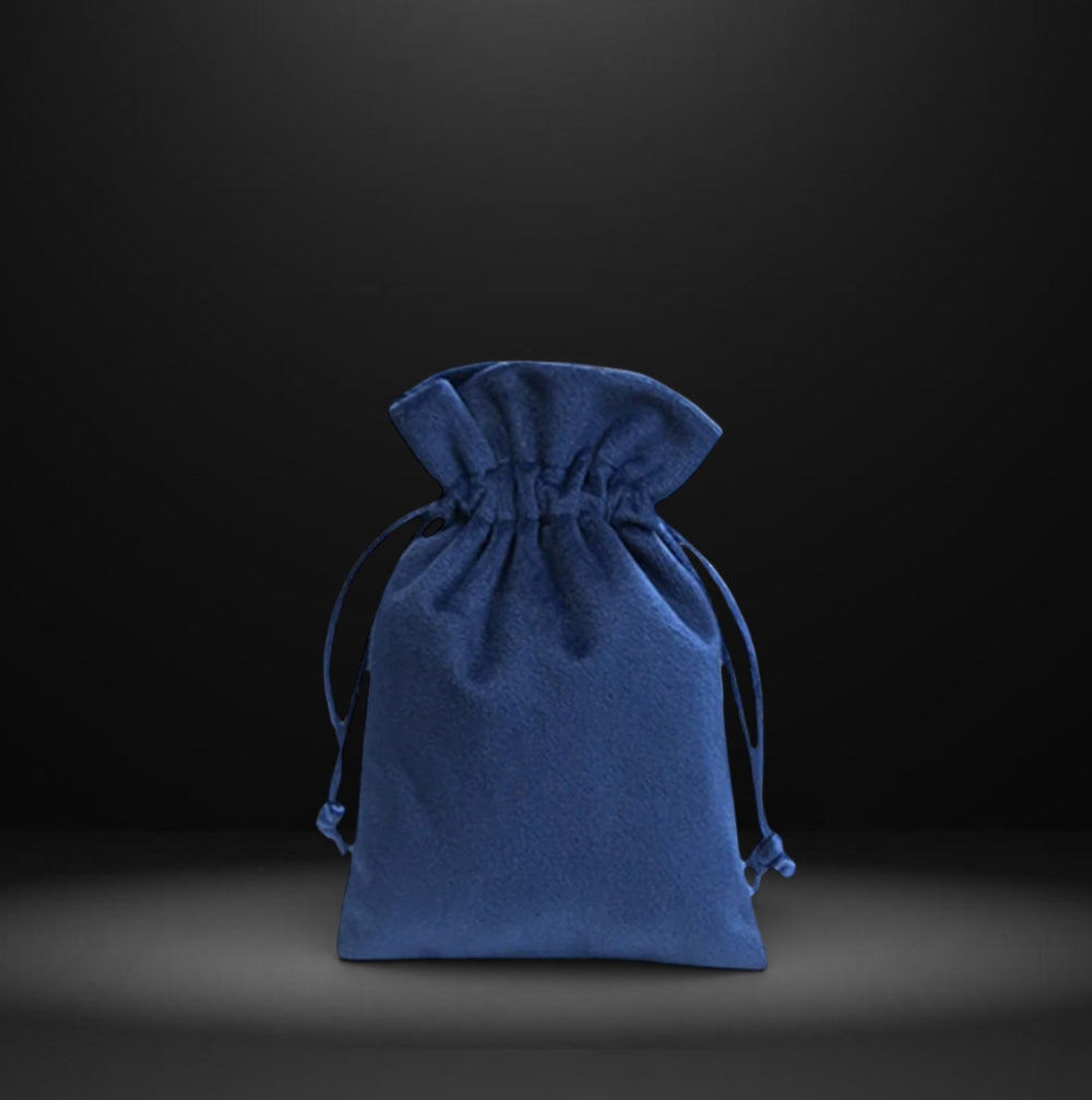 Velvet sex toy storage pouch