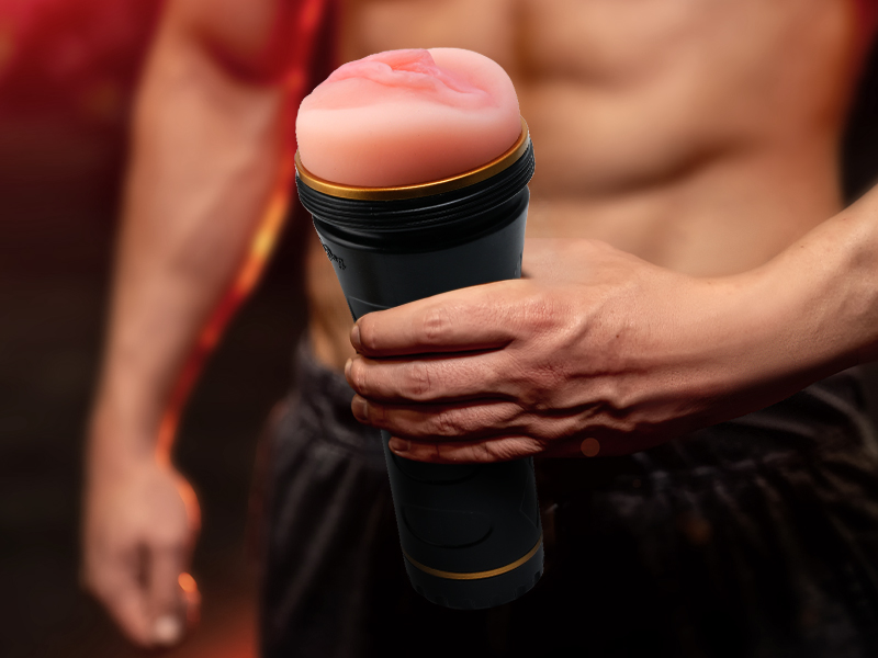 realistic male masturbator